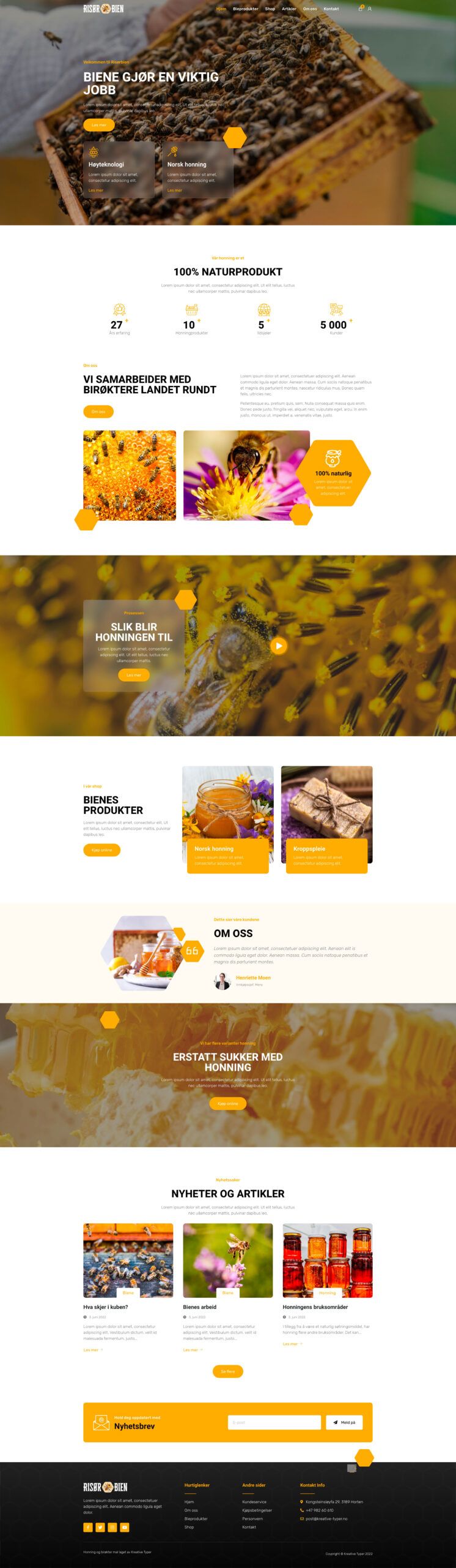 Webdesign og utvikling