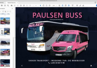 Paulsen Buss brosjyre